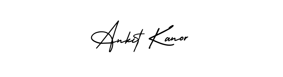 It looks lik you need a new signature style for name Ankit Kanor. Design unique handwritten (AmerikaSignatureDemo-Regular) signature with our free signature maker in just a few clicks. Ankit Kanor signature style 3 images and pictures png