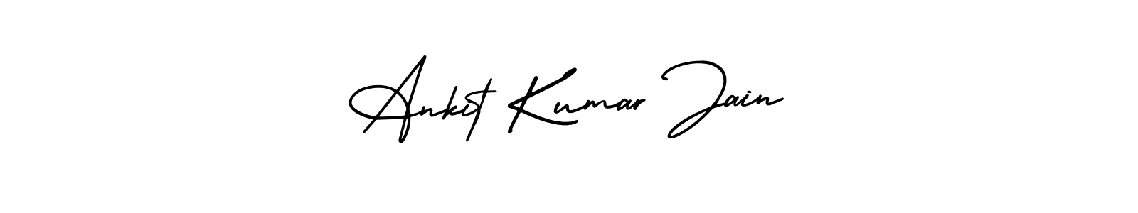 Make a beautiful signature design for name Ankit Kumar Jain. With this signature (AmerikaSignatureDemo-Regular) style, you can create a handwritten signature for free. Ankit Kumar Jain signature style 3 images and pictures png