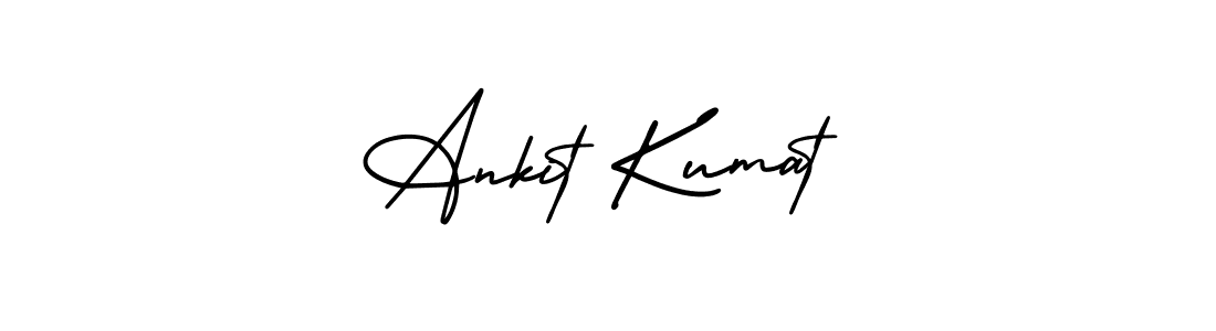 This is the best signature style for the Ankit Kumat name. Also you like these signature font (AmerikaSignatureDemo-Regular). Mix name signature. Ankit Kumat signature style 3 images and pictures png