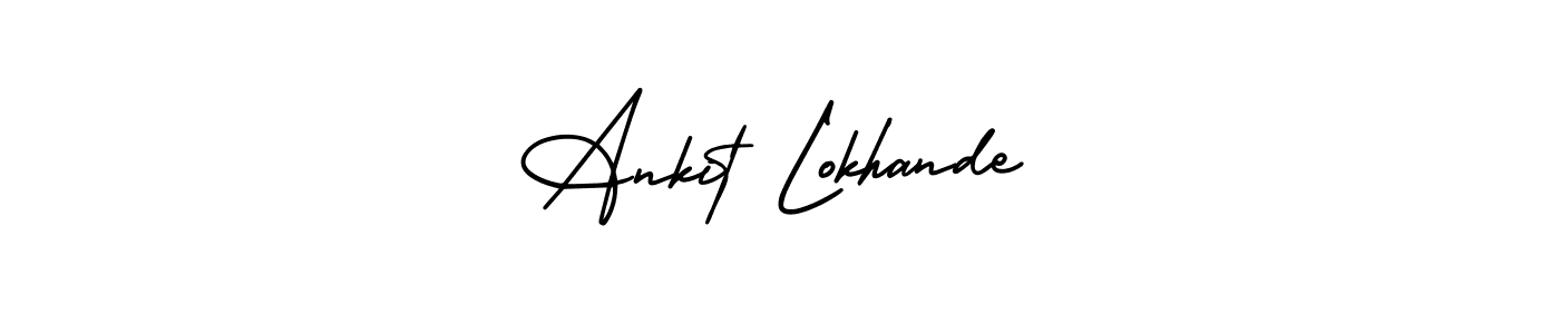 How to Draw Ankit Lokhande signature style? AmerikaSignatureDemo-Regular is a latest design signature styles for name Ankit Lokhande. Ankit Lokhande signature style 3 images and pictures png