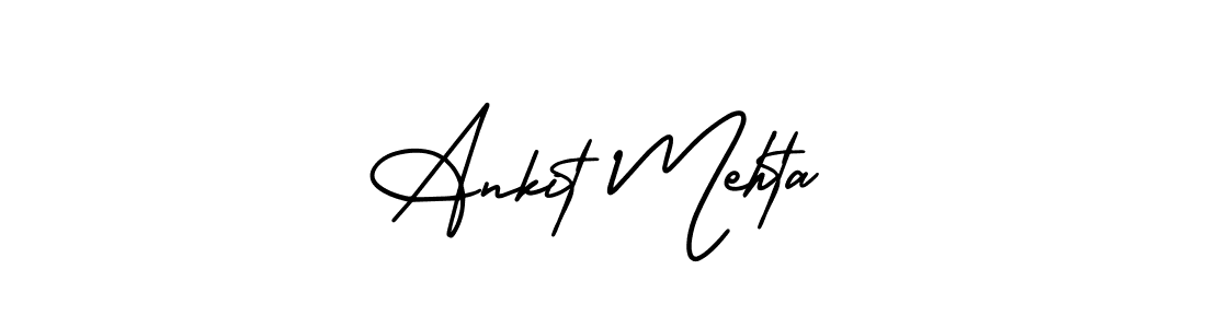 Use a signature maker to create a handwritten signature online. With this signature software, you can design (AmerikaSignatureDemo-Regular) your own signature for name Ankit Mehta. Ankit Mehta signature style 3 images and pictures png