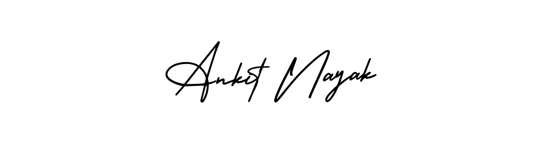 Make a beautiful signature design for name Ankit Nayak. With this signature (AmerikaSignatureDemo-Regular) style, you can create a handwritten signature for free. Ankit Nayak signature style 3 images and pictures png