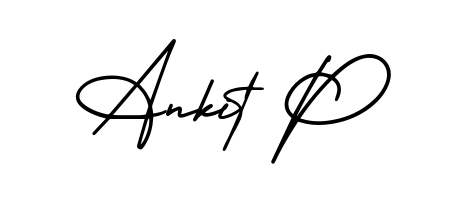 AmerikaSignatureDemo-Regular is a professional signature style that is perfect for those who want to add a touch of class to their signature. Get Ankit P name fancy signature for free. Ankit P signature style 3 images and pictures png