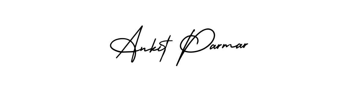 Ankit Parmar stylish signature style. Best Handwritten Sign (AmerikaSignatureDemo-Regular) for my name. Handwritten Signature Collection Ideas for my name Ankit Parmar. Ankit Parmar signature style 3 images and pictures png