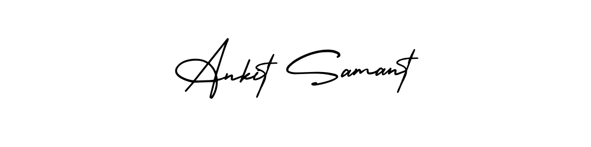 Here are the top 10 professional signature styles for the name Ankit Samant. These are the best autograph styles you can use for your name. Ankit Samant signature style 3 images and pictures png