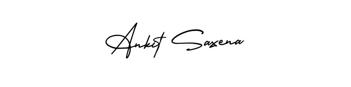 Design your own signature with our free online signature maker. With this signature software, you can create a handwritten (AmerikaSignatureDemo-Regular) signature for name Ankit Saxena. Ankit Saxena signature style 3 images and pictures png