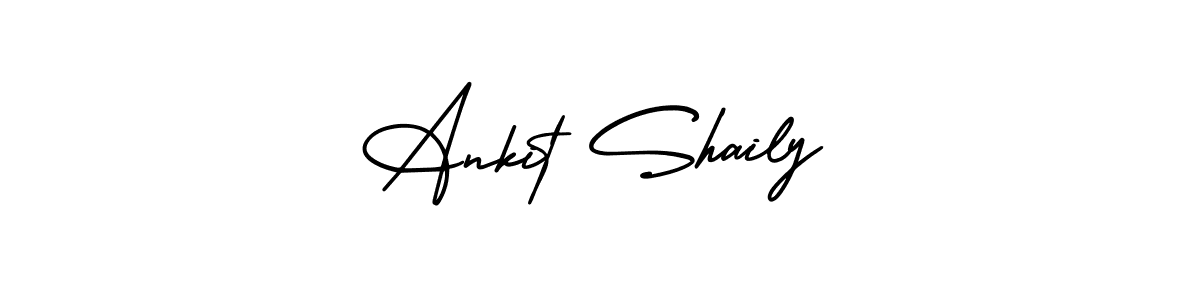 Also we have Ankit Shaily name is the best signature style. Create professional handwritten signature collection using AmerikaSignatureDemo-Regular autograph style. Ankit Shaily signature style 3 images and pictures png