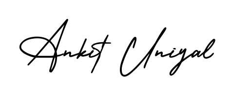 Check out images of Autograph of Ankit Uniyal name. Actor Ankit Uniyal Signature Style. AmerikaSignatureDemo-Regular is a professional sign style online. Ankit Uniyal signature style 3 images and pictures png