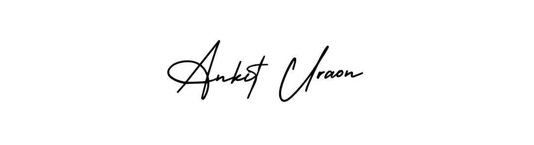 Design your own signature with our free online signature maker. With this signature software, you can create a handwritten (AmerikaSignatureDemo-Regular) signature for name Ankit Uraon. Ankit Uraon signature style 3 images and pictures png