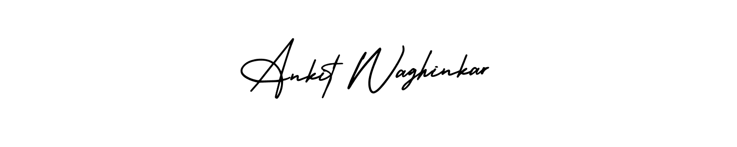 Use a signature maker to create a handwritten signature online. With this signature software, you can design (AmerikaSignatureDemo-Regular) your own signature for name Ankit Waghinkar. Ankit Waghinkar signature style 3 images and pictures png