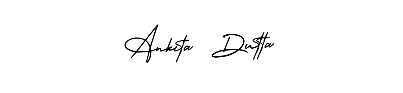 Also You can easily find your signature by using the search form. We will create Ankita  Dutta name handwritten signature images for you free of cost using AmerikaSignatureDemo-Regular sign style. Ankita  Dutta signature style 3 images and pictures png