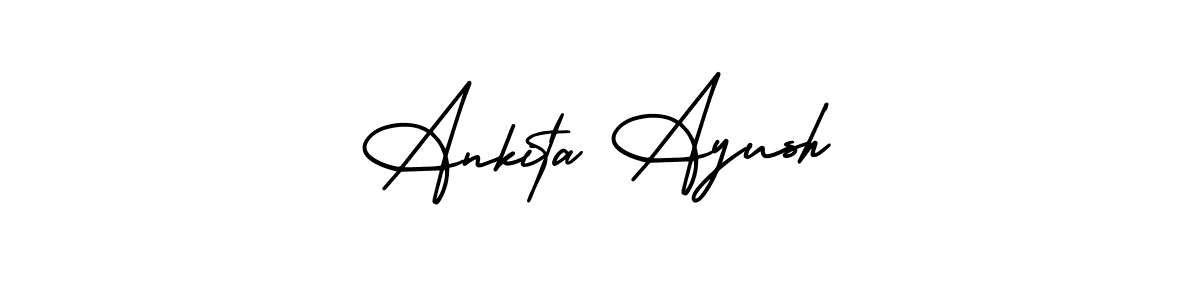 Check out images of Autograph of Ankita Ayush name. Actor Ankita Ayush Signature Style. AmerikaSignatureDemo-Regular is a professional sign style online. Ankita Ayush signature style 3 images and pictures png