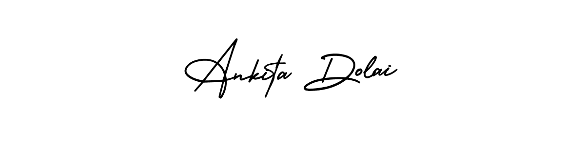 Design your own signature with our free online signature maker. With this signature software, you can create a handwritten (AmerikaSignatureDemo-Regular) signature for name Ankita Dolai. Ankita Dolai signature style 3 images and pictures png