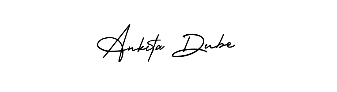 Make a short Ankita Dube signature style. Manage your documents anywhere anytime using AmerikaSignatureDemo-Regular. Create and add eSignatures, submit forms, share and send files easily. Ankita Dube signature style 3 images and pictures png