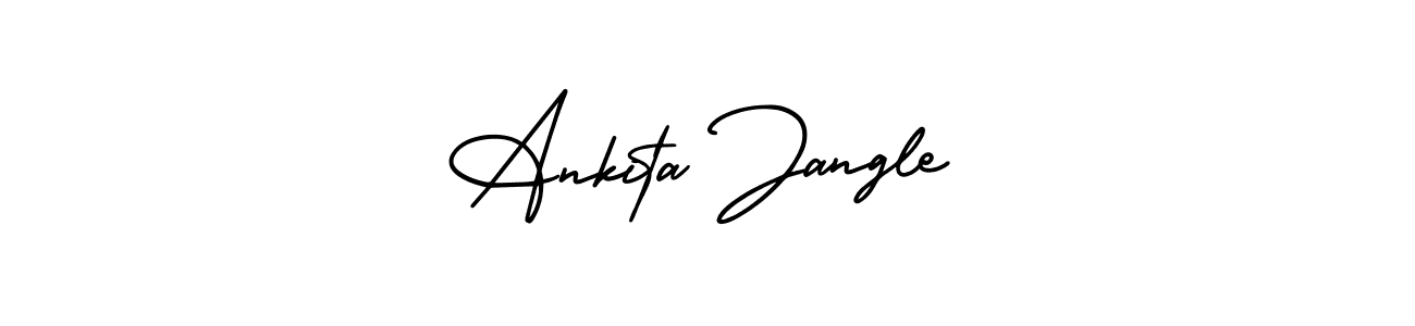 How to make Ankita Jangle signature? AmerikaSignatureDemo-Regular is a professional autograph style. Create handwritten signature for Ankita Jangle name. Ankita Jangle signature style 3 images and pictures png