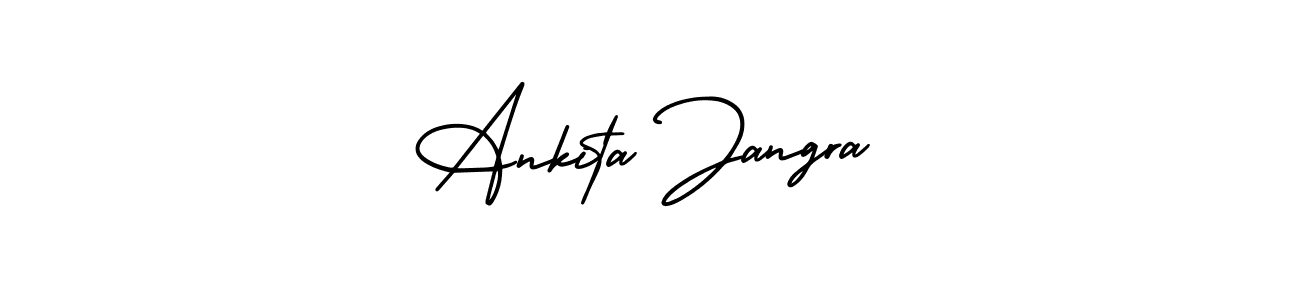 It looks lik you need a new signature style for name Ankita Jangra. Design unique handwritten (AmerikaSignatureDemo-Regular) signature with our free signature maker in just a few clicks. Ankita Jangra signature style 3 images and pictures png