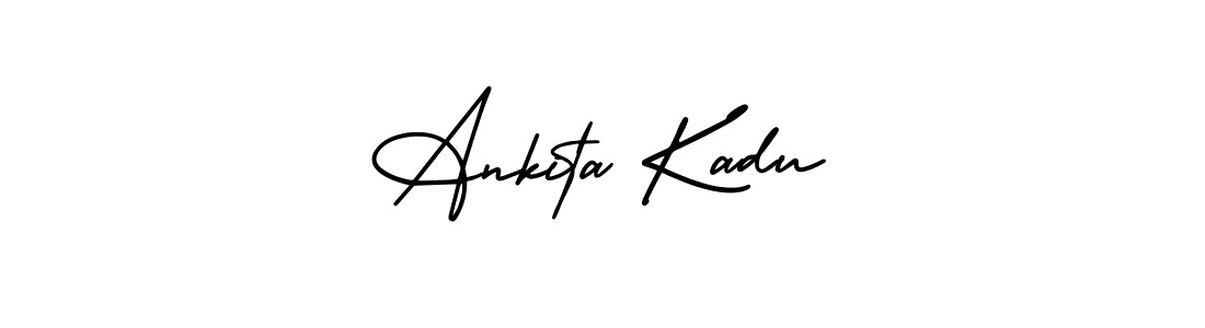 Here are the top 10 professional signature styles for the name Ankita Kadu. These are the best autograph styles you can use for your name. Ankita Kadu signature style 3 images and pictures png