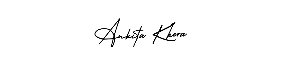 Make a short Ankita Khora signature style. Manage your documents anywhere anytime using AmerikaSignatureDemo-Regular. Create and add eSignatures, submit forms, share and send files easily. Ankita Khora signature style 3 images and pictures png