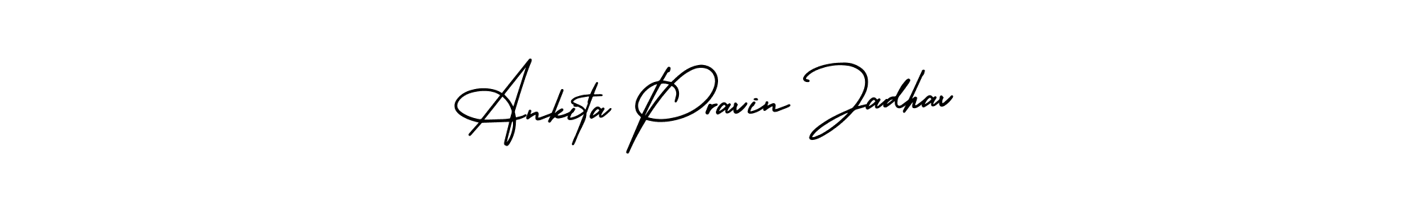 Create a beautiful signature design for name Ankita Pravin Jadhav. With this signature (AmerikaSignatureDemo-Regular) fonts, you can make a handwritten signature for free. Ankita Pravin Jadhav signature style 3 images and pictures png