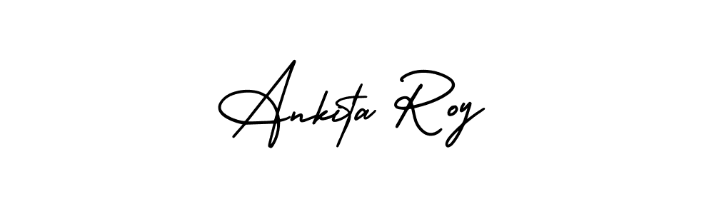 How to make Ankita Roy signature? AmerikaSignatureDemo-Regular is a professional autograph style. Create handwritten signature for Ankita Roy name. Ankita Roy signature style 3 images and pictures png