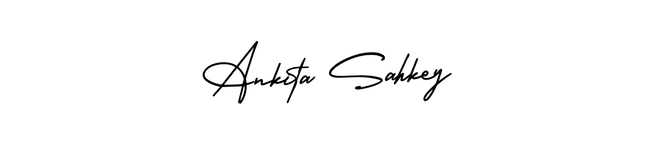 Here are the top 10 professional signature styles for the name Ankita Sahkey. These are the best autograph styles you can use for your name. Ankita Sahkey signature style 3 images and pictures png