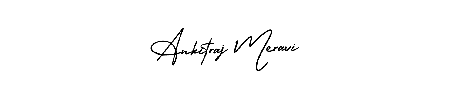 Ankitraj Meravi stylish signature style. Best Handwritten Sign (AmerikaSignatureDemo-Regular) for my name. Handwritten Signature Collection Ideas for my name Ankitraj Meravi. Ankitraj Meravi signature style 3 images and pictures png