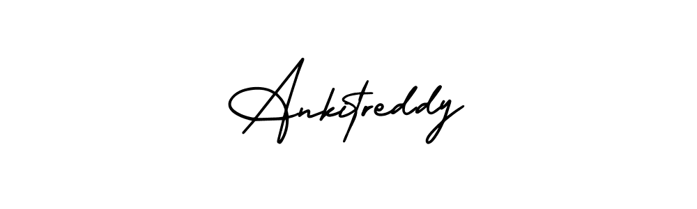 Use a signature maker to create a handwritten signature online. With this signature software, you can design (AmerikaSignatureDemo-Regular) your own signature for name Ankitreddy. Ankitreddy signature style 3 images and pictures png