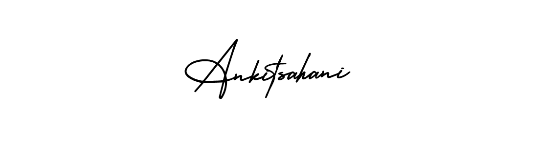 How to Draw Ankitsahani signature style? AmerikaSignatureDemo-Regular is a latest design signature styles for name Ankitsahani. Ankitsahani signature style 3 images and pictures png