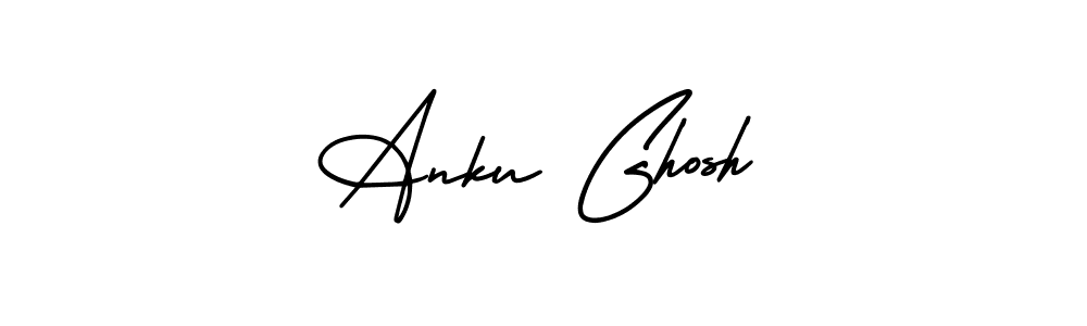 if you are searching for the best signature style for your name Anku Ghosh. so please give up your signature search. here we have designed multiple signature styles  using AmerikaSignatureDemo-Regular. Anku Ghosh signature style 3 images and pictures png