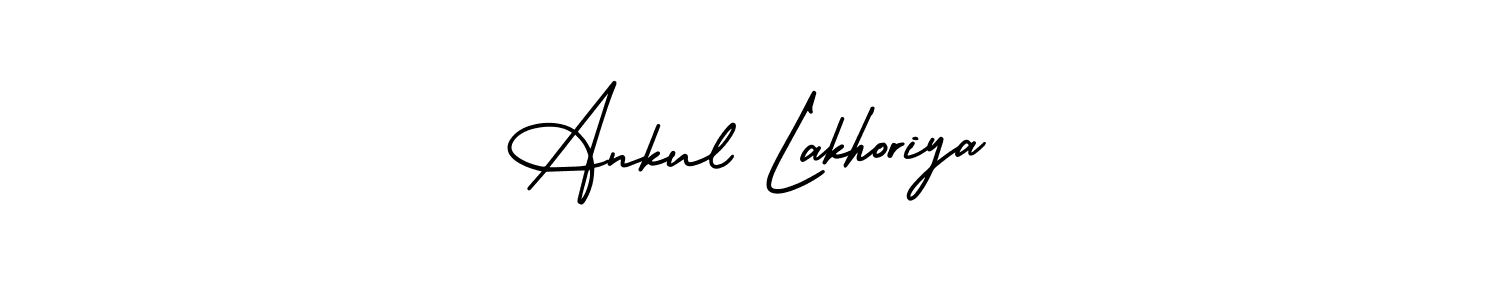 Use a signature maker to create a handwritten signature online. With this signature software, you can design (AmerikaSignatureDemo-Regular) your own signature for name Ankul Lakhoriya. Ankul Lakhoriya signature style 3 images and pictures png