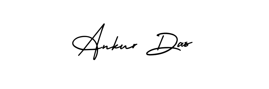 How to make Ankur Das name signature. Use AmerikaSignatureDemo-Regular style for creating short signs online. This is the latest handwritten sign. Ankur Das signature style 3 images and pictures png