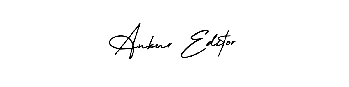 Also we have Ankur Editor name is the best signature style. Create professional handwritten signature collection using AmerikaSignatureDemo-Regular autograph style. Ankur Editor signature style 3 images and pictures png