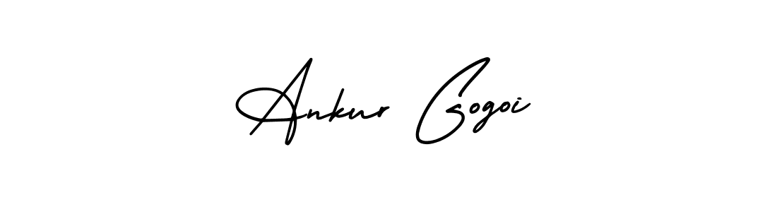 Best and Professional Signature Style for Ankur Gogoi. AmerikaSignatureDemo-Regular Best Signature Style Collection. Ankur Gogoi signature style 3 images and pictures png