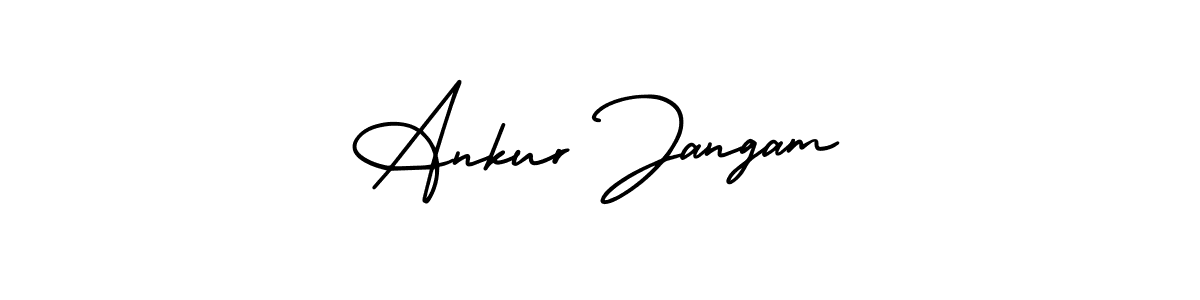 Create a beautiful signature design for name Ankur Jangam. With this signature (AmerikaSignatureDemo-Regular) fonts, you can make a handwritten signature for free. Ankur Jangam signature style 3 images and pictures png