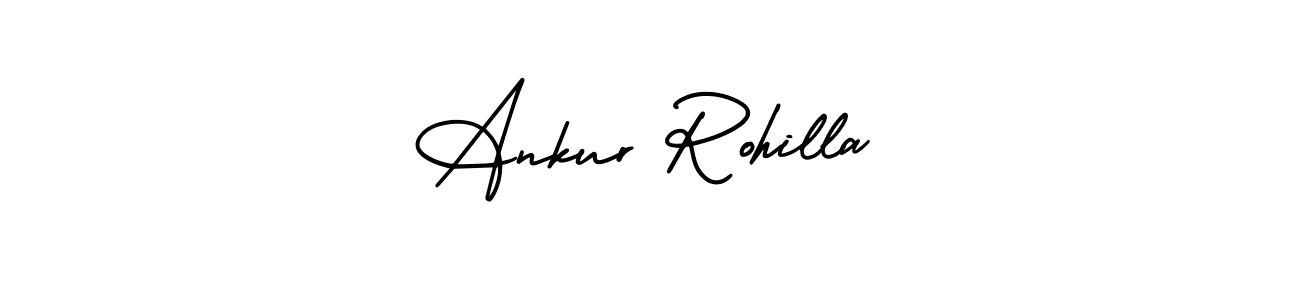 This is the best signature style for the Ankur Rohilla name. Also you like these signature font (AmerikaSignatureDemo-Regular). Mix name signature. Ankur Rohilla signature style 3 images and pictures png