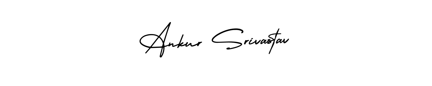 Use a signature maker to create a handwritten signature online. With this signature software, you can design (AmerikaSignatureDemo-Regular) your own signature for name Ankur Srivastav. Ankur Srivastav signature style 3 images and pictures png