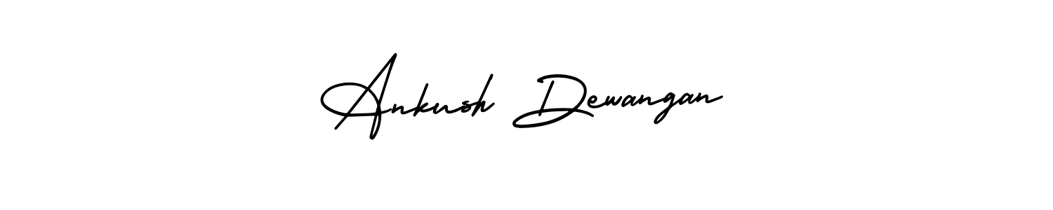 Use a signature maker to create a handwritten signature online. With this signature software, you can design (AmerikaSignatureDemo-Regular) your own signature for name Ankush Dewangan. Ankush Dewangan signature style 3 images and pictures png