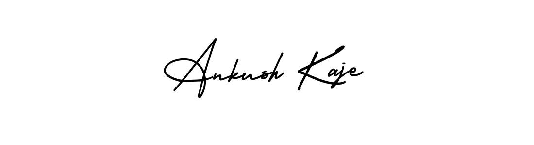 Design your own signature with our free online signature maker. With this signature software, you can create a handwritten (AmerikaSignatureDemo-Regular) signature for name Ankush Kaje. Ankush Kaje signature style 3 images and pictures png