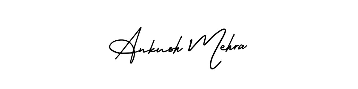 Use a signature maker to create a handwritten signature online. With this signature software, you can design (AmerikaSignatureDemo-Regular) your own signature for name Ankush Mehra. Ankush Mehra signature style 3 images and pictures png