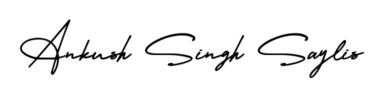How to make Ankush Singh Saylis signature? AmerikaSignatureDemo-Regular is a professional autograph style. Create handwritten signature for Ankush Singh Saylis name. Ankush Singh Saylis signature style 3 images and pictures png