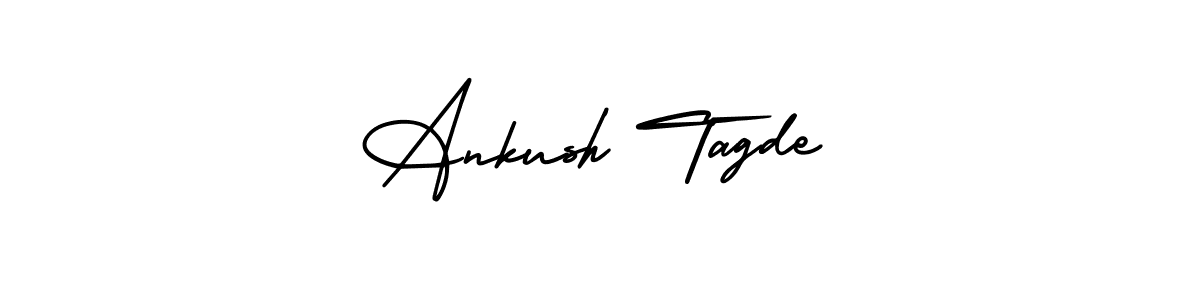 Design your own signature with our free online signature maker. With this signature software, you can create a handwritten (AmerikaSignatureDemo-Regular) signature for name Ankush Tagde. Ankush Tagde signature style 3 images and pictures png