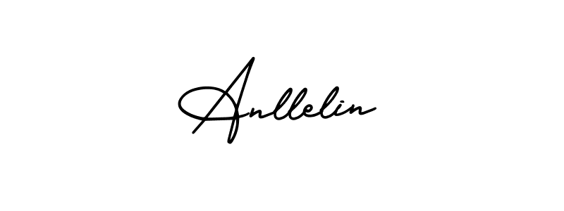 Create a beautiful signature design for name Anllelin. With this signature (AmerikaSignatureDemo-Regular) fonts, you can make a handwritten signature for free. Anllelin signature style 3 images and pictures png