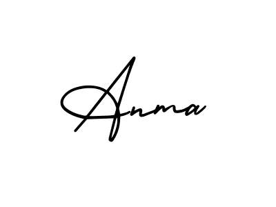 Similarly AmerikaSignatureDemo-Regular is the best handwritten signature design. Signature creator online .You can use it as an online autograph creator for name Anma. Anma signature style 3 images and pictures png