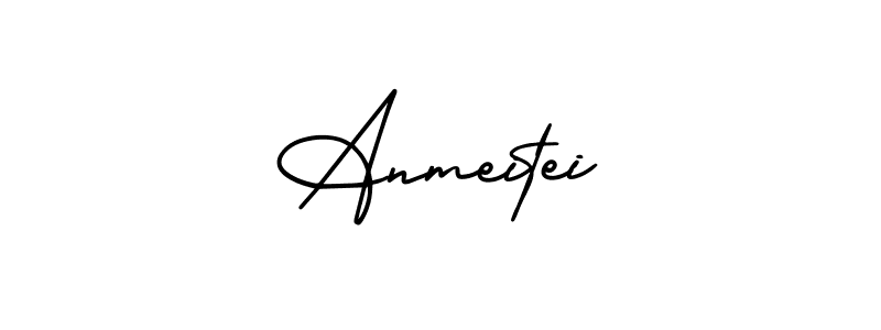Similarly AmerikaSignatureDemo-Regular is the best handwritten signature design. Signature creator online .You can use it as an online autograph creator for name Anmeitei. Anmeitei signature style 3 images and pictures png