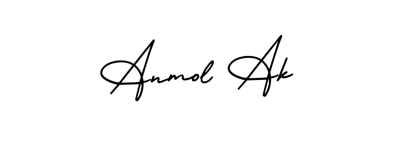 It looks lik you need a new signature style for name Anmol Ak. Design unique handwritten (AmerikaSignatureDemo-Regular) signature with our free signature maker in just a few clicks. Anmol Ak signature style 3 images and pictures png