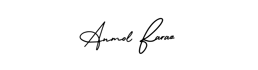 Similarly AmerikaSignatureDemo-Regular is the best handwritten signature design. Signature creator online .You can use it as an online autograph creator for name Anmol Faraz. Anmol Faraz signature style 3 images and pictures png