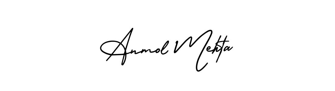 Use a signature maker to create a handwritten signature online. With this signature software, you can design (AmerikaSignatureDemo-Regular) your own signature for name Anmol Mehta. Anmol Mehta signature style 3 images and pictures png