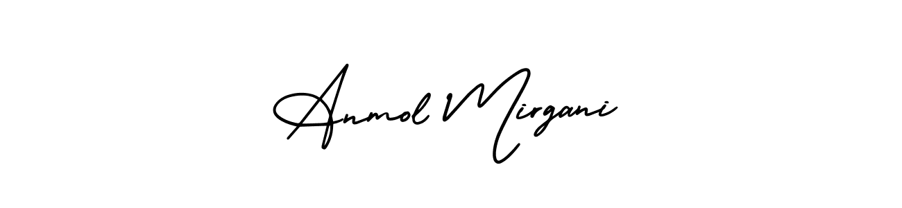 Create a beautiful signature design for name Anmol Mirgani. With this signature (AmerikaSignatureDemo-Regular) fonts, you can make a handwritten signature for free. Anmol Mirgani signature style 3 images and pictures png