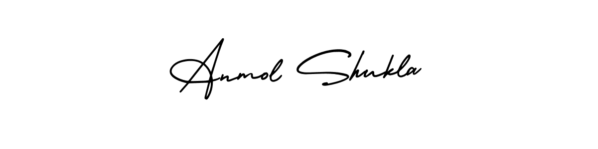 Design your own signature with our free online signature maker. With this signature software, you can create a handwritten (AmerikaSignatureDemo-Regular) signature for name Anmol Shukla. Anmol Shukla signature style 3 images and pictures png