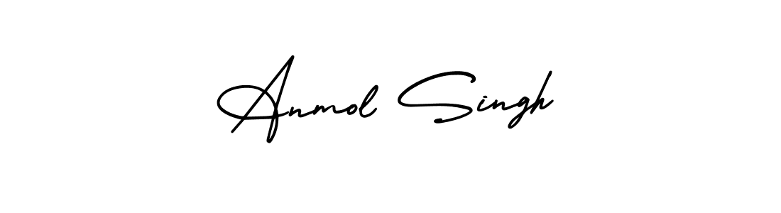 Use a signature maker to create a handwritten signature online. With this signature software, you can design (AmerikaSignatureDemo-Regular) your own signature for name Anmol Singh. Anmol Singh signature style 3 images and pictures png
